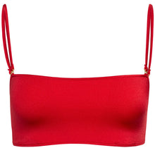 Load image into Gallery viewer, Red Bandeau Tube Top