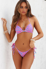 Load image into Gallery viewer, Rebel Pink & Blue Push Up Bra