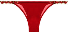 Load image into Gallery viewer, Red Micro Bikini On a Chain Bottom