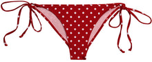 Load image into Gallery viewer, Red Polka Dot Classic Scrunch Bottom