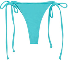 Load image into Gallery viewer, Aqua Brazilian Thong Bottom