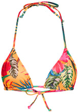 Load image into Gallery viewer, Sunset Tropical Print Triangle Top