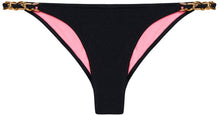 Load image into Gallery viewer, Black Classic Bikini On a Chain Bottom