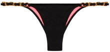 Load image into Gallery viewer, Black Micro Bikini On a Chain Bottom