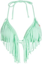 Load image into Gallery viewer, Mint Fringe Triangle Top