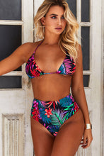 Load image into Gallery viewer, Black Tropical Triangle Top