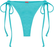 Load image into Gallery viewer, Aqua Brazilian Thong Bottom