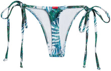 Load image into Gallery viewer, Tropical Palm Print G-String Thong Bikini Bottoms