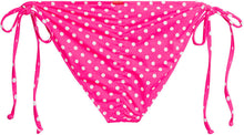 Load image into Gallery viewer, Pink Polka Dot Full Coverage Scrunch Bottom