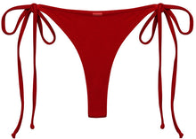 Load image into Gallery viewer, Red Brazilian Thong Bottom
