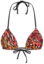 Load image into Gallery viewer, Sunset Leopard & Black Triangle Top