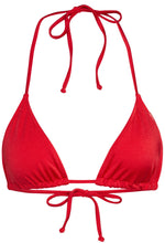 Load image into Gallery viewer, Red Triangle Bikini Top