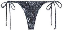 Load image into Gallery viewer, Black Bandana Brazilian Thong Bottom