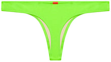 Load image into Gallery viewer, Neon Green Banded Brazilian Thong Bottom