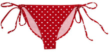 Load image into Gallery viewer, Red Polka Dot Full Coverage Scrunch Bottom
