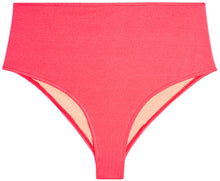 Load image into Gallery viewer, Neon Coral High Waist Bikini Bottom