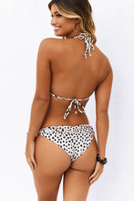 Load image into Gallery viewer, Cheetah Double Strap Triangle Bikini Top