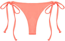 Load image into Gallery viewer, Salmon Brazilian Thong Bottom
