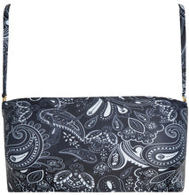 Load image into Gallery viewer, Black Bandana Bandeau Tube Top