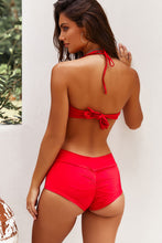 Load image into Gallery viewer, Red Bandeau Bikini Top