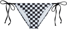 Load image into Gallery viewer, Black & White Checkered Full Coverage Scrunch Bottom