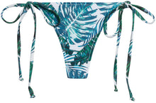 Load image into Gallery viewer, Tropical Palm Print G-String Thong Bikini Bottoms