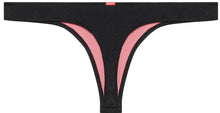 Load image into Gallery viewer, Black Sexy Brazilian Thong Bikini Bottoms