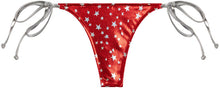 Load image into Gallery viewer, Red Firecracker Brazilian Thong Bottom