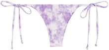 Load image into Gallery viewer, Purple Tie Dye Brazilian Thong Bottom