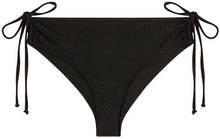 Load image into Gallery viewer, Black Full Coverage Mid-Rise Scrunch Bottom