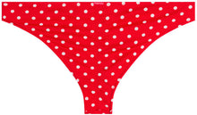 Load image into Gallery viewer, Red Polka Dot Banded Classic Scrunch Bottom