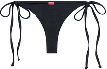 Load image into Gallery viewer, Black Brazilian Thong Bottom