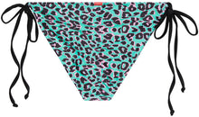 Load image into Gallery viewer, Green Leopard Full Coverage Scrunch Bottom