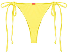 Load image into Gallery viewer, Neon Yellow Brazilian Thong Bottom