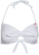Load image into Gallery viewer, White Bandeau Bikini Top