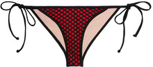Load image into Gallery viewer, Red & Black Mesh Classic Scrunch Bottom