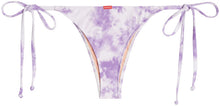 Load image into Gallery viewer, Purple Tie Dye Brazilian Thong Bottom