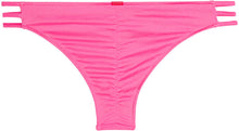 Load image into Gallery viewer, Neon Pink Triple Strap Classic Scrunch Bottoms