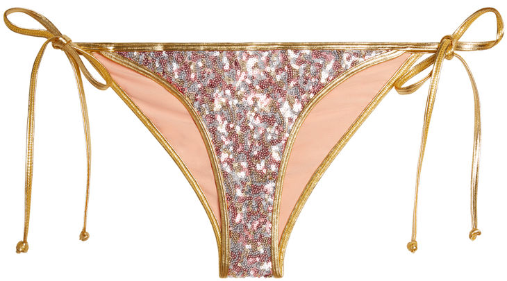 DOLL Hot Pink Shimmer Classic Scrunch Bottom
