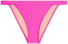 Load image into Gallery viewer, Neon Pink Full Coverage Mid-Rise Band Bottom
