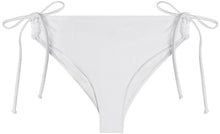 Load image into Gallery viewer, White Full Coverage Mid-Rise Scrunch Bottom