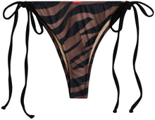 Load image into Gallery viewer, Bronze Tiger Brazilian Thong Bottom