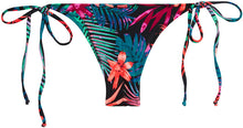 Load image into Gallery viewer, Black Tropical Micro Scrunch Bottom