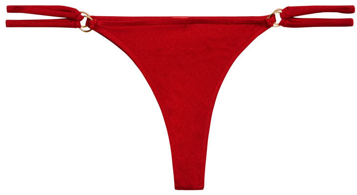 Red Thong String bikini, Brazilian String