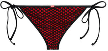 Load image into Gallery viewer, Red & Black Mesh Classic Scrunch Bottom