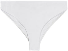 Load image into Gallery viewer, White Full Coverage Mid-Rise Scrunch Banded Bottom