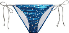 Load image into Gallery viewer, Blue Firecracker Full Coverage Scrunch Bottom