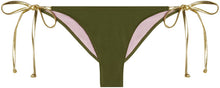 Load image into Gallery viewer, Olive & Gold Classic Scrunch Bottoms
