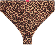 Load image into Gallery viewer, Leopard Full Coverage Mid-Rise Scrunch Banded Bottom