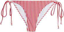 Load image into Gallery viewer, Red & White Stripes Classic Scrunch Bottom